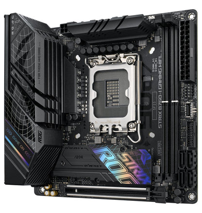 ASUS ROG STRIX B760-I GAMING WIFI | Socket LGA 1700 | Intel B760 | 2xDDR5 | Mini-ITX | Moederbord - Matmuis - Matmuis