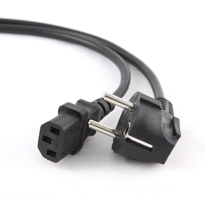 Gembird PC-186-VDE | 1,8 m Stroomkabel | Schuko (CEE 7/7) naar IEC C13 | Zwart | 10A / 250V - Matmuis