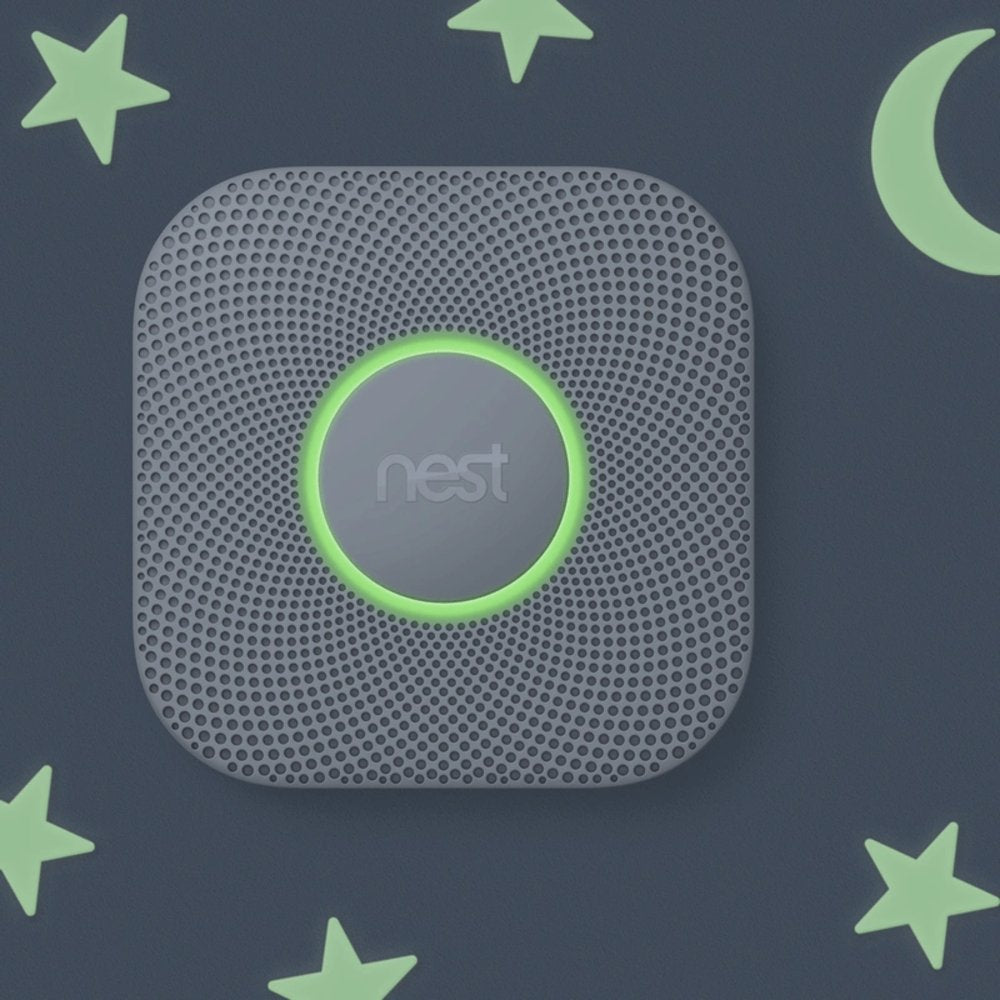 Google Nest Protect | Slimme Rook- en Koolmonoxidemelder | Batterijgevoed - Matmuis
