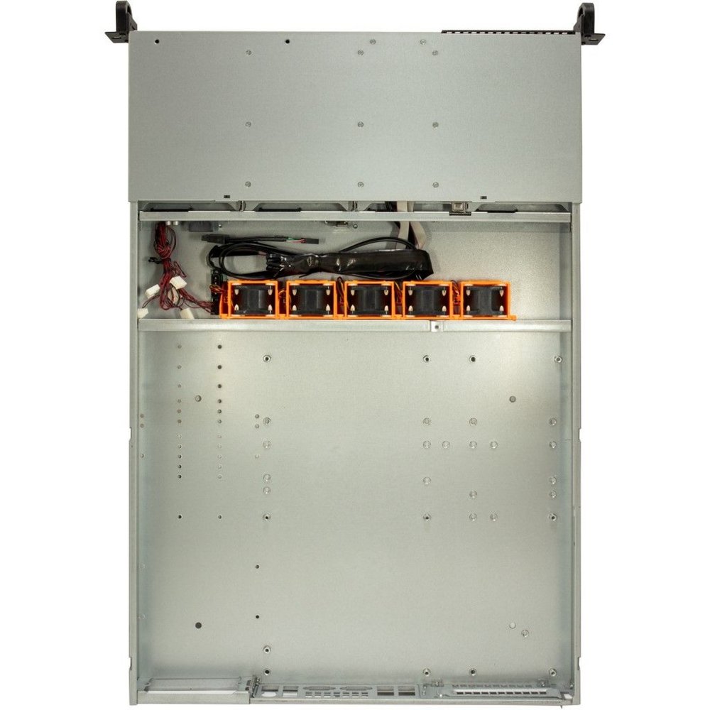 Inter-Tech IPC 1U-1404 | Server Rack Case | Zwart - Matmuis