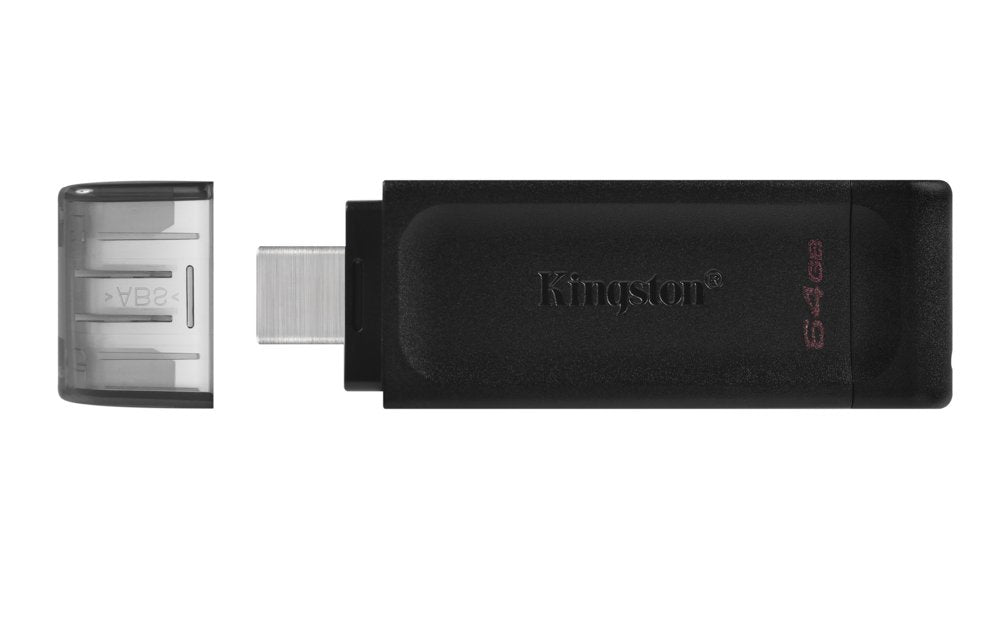 Kingston DataTraveler 70 | 64GB USB-C 3.2 Flash Drive | Zwart - Matmuis - Matmuis