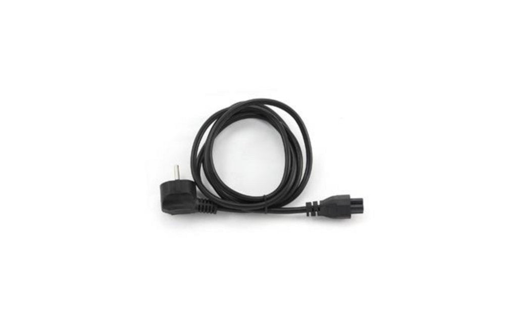 Longwell 3-pin Mickey Mouse (C5) EU Powercord | 1,8 m | Zwart - Matmuis