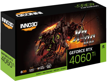 Inno3D GeForce RTX 4060 Ti X3 OC | 8GB GDDR6 VRAM | Videokaart | GPU | Nvidia - Matmuis - Matmuis