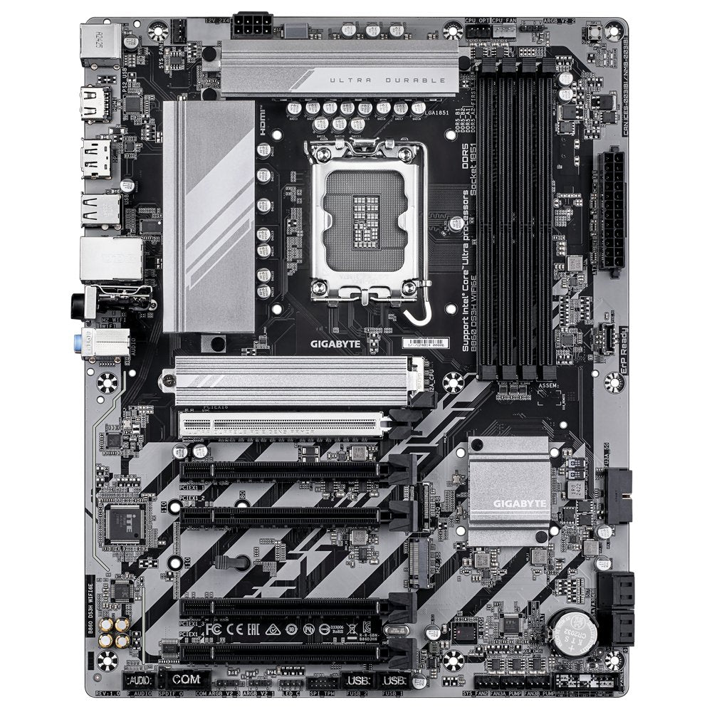 Gigabyte B860 DS3H WIFI6E | Socket LGA 1851 (V1) | Intel B860 | 4xDDR5 | ATX | Moederbord - Matmuis - Matmuis