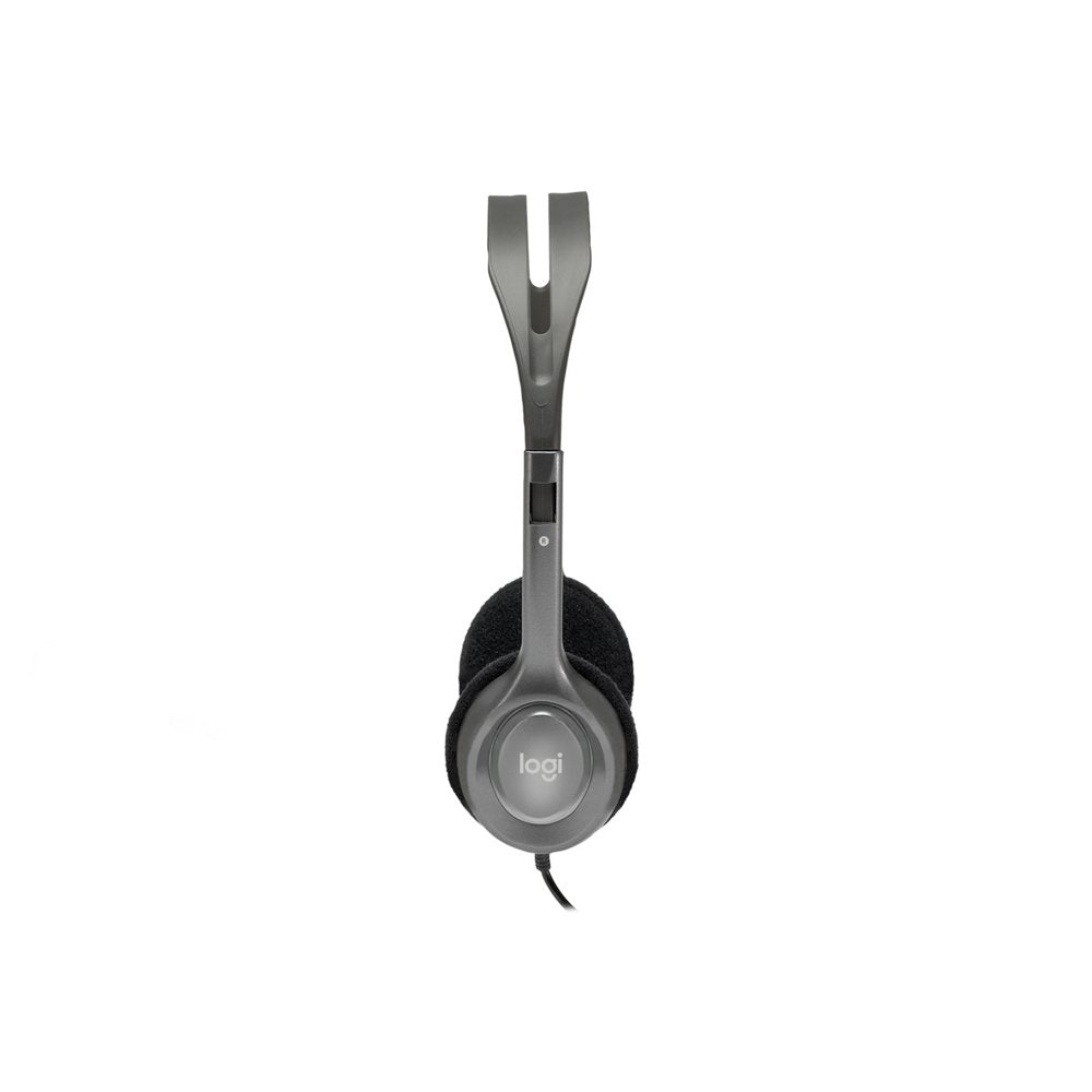 Logitech H110 | On-Ear Bedrade 3,5mm Koptelefoon met Microfoon | Zwart/Zilver - Matmuis - Matmuis
