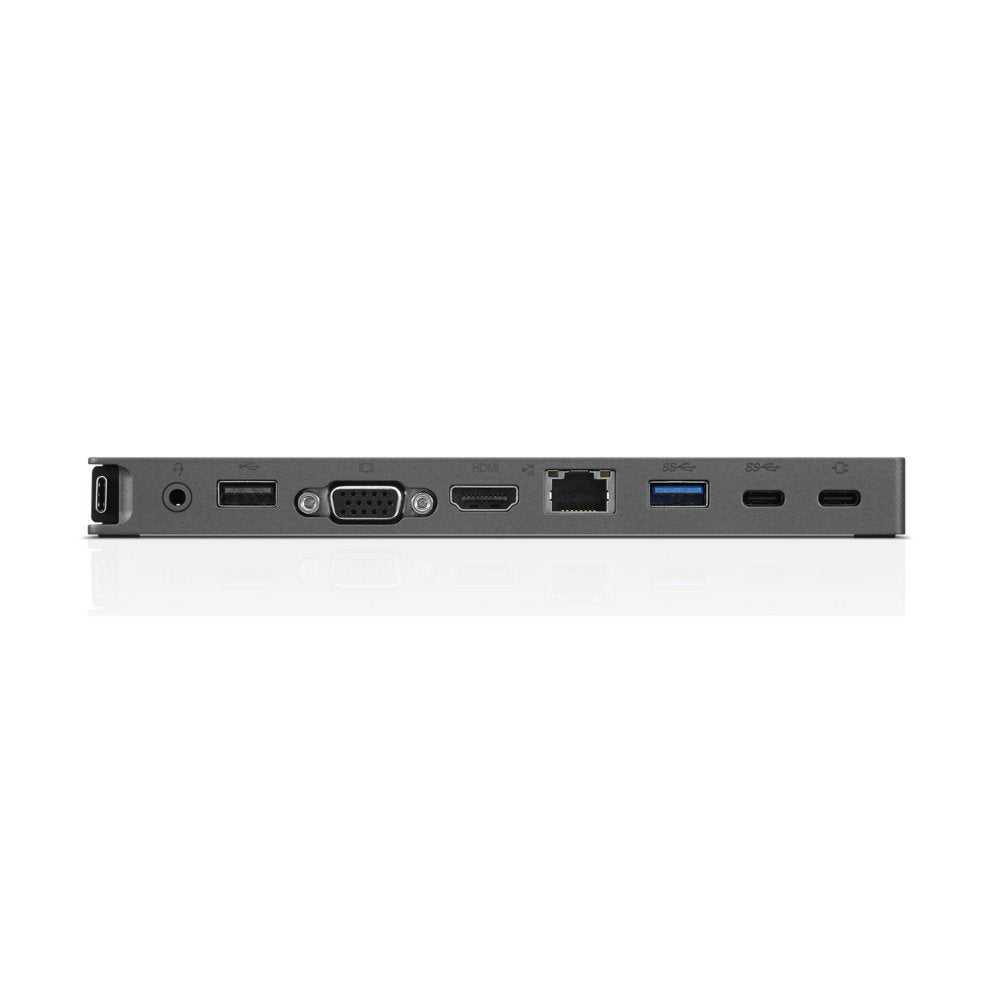 Lenovo USB-C Mini Dock | Bedraad | USB-C 3.2 Gen 1 | Grijs - Matmuis - Matmuis