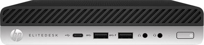 HP EliteDesk Mini 800 G4 | Intel Core i5-8500 | 8GB RAM | 256GB SSD | Windows 11 Professional | Refurbished Silver - Matmuis - Matmuis