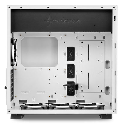 Sharkoon Pure Steel RGB | Midi Tower Behuizing | Wit - Matmuis