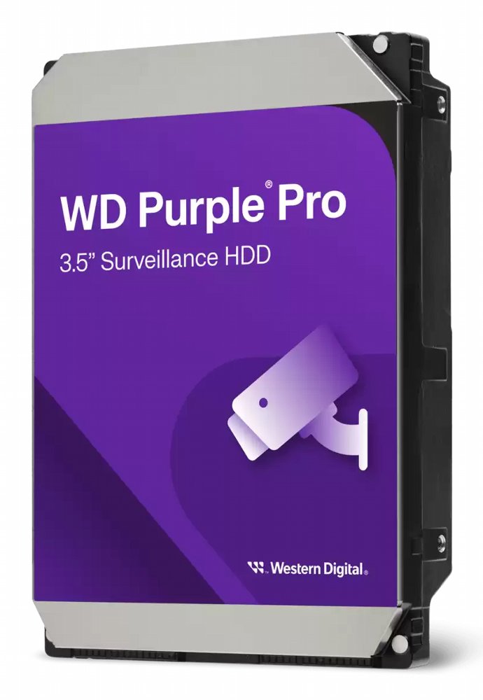 WD Purple Pro WD122PURP | 12TB Surveillance HDD | 7200 RPM | 512MB Cache | SATA III | 3.5