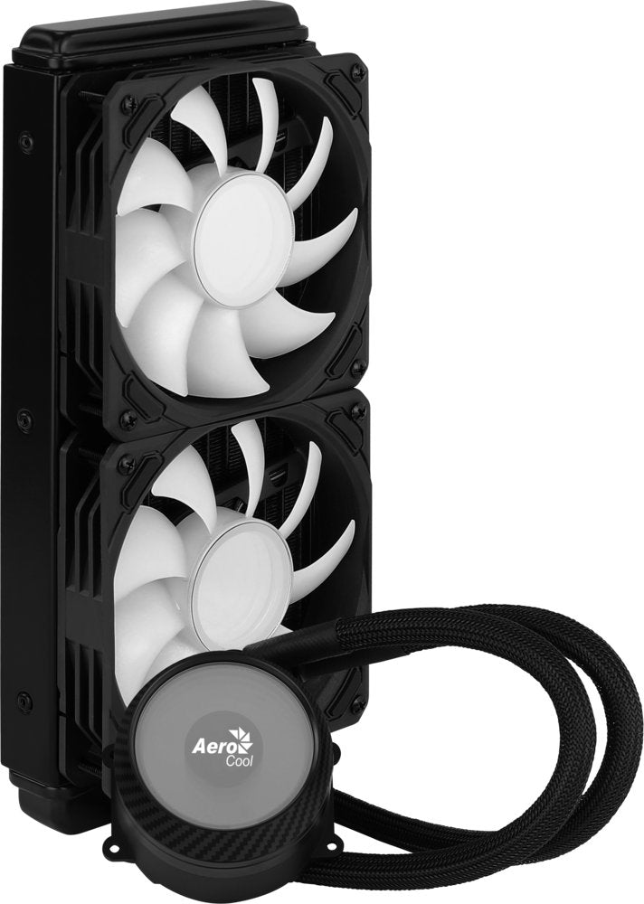 Aerocool Mirage L240 2 x 120MM ARGB RGB/GAMING Waterkoeler - Matmuis