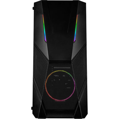 Inter-Tech IT-3303 Hornet RGB | Midi Tower Case | Zwart - Matmuis