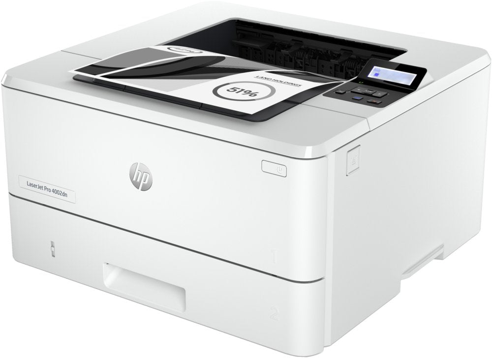 HP LaserJet Pro 4002dn | Zwart-wit Laserprinter | Dubbelzijdig printen | 40 ppm | Ethernet | Voor MKB | Compact & Energiezuinig - Matmuis - Matmuis