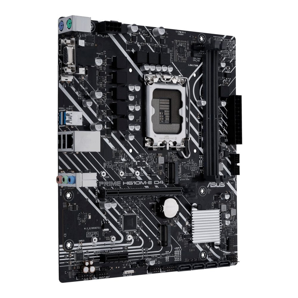 ASUS PRIME H610M-E D4-CSM | Socket LGA 1700 | Intel H610 | 2xDDR4 | Micro-ATX | Moederbord - Matmuis - Matmuis