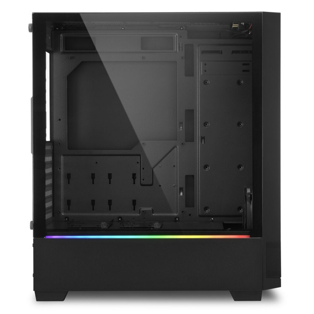 Sharkoon RGB Flow | Midi Tower Case | Zwart - Matmuis
