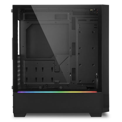 Sharkoon RGB Flow | Midi Tower Case | Zwart - Matmuis