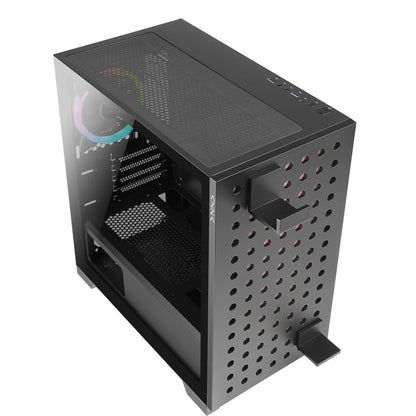 Azza Elise RGB | Micro Tower | Zwart - Matmuis