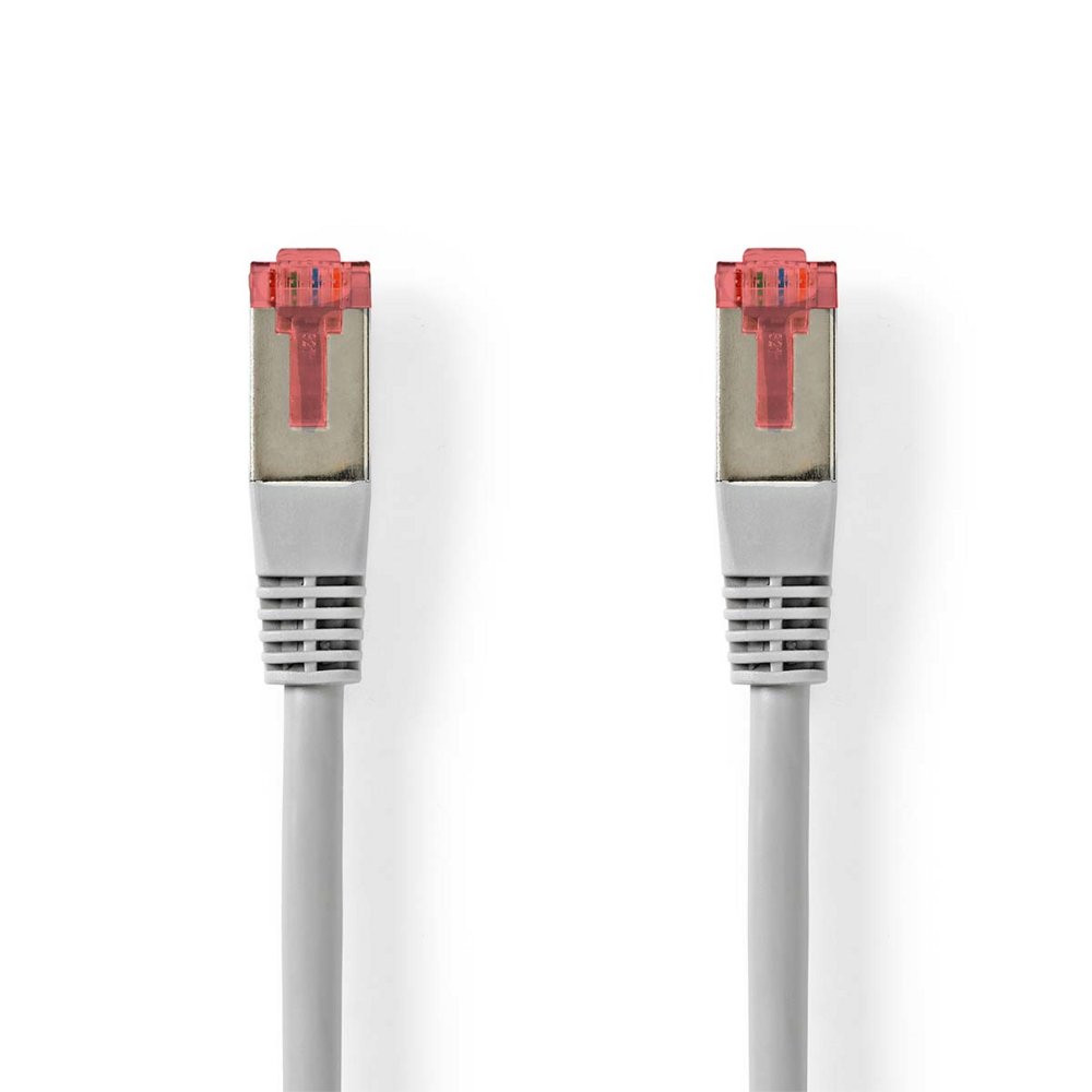 Nedis CCGL85220GY150 | Netwerkkabel Cat6 SF/UTP | 15 m | Grijs | RJ45 Male-naar-RJ45 Male - Matmuis - Matmuis