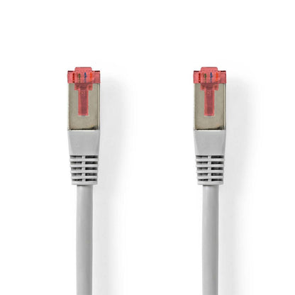 Nedis CCGL85220GY150 | Netwerkkabel Cat6 SF/UTP | 15 m | Grijs | RJ45 Male-naar-RJ45 Male - Matmuis - Matmuis