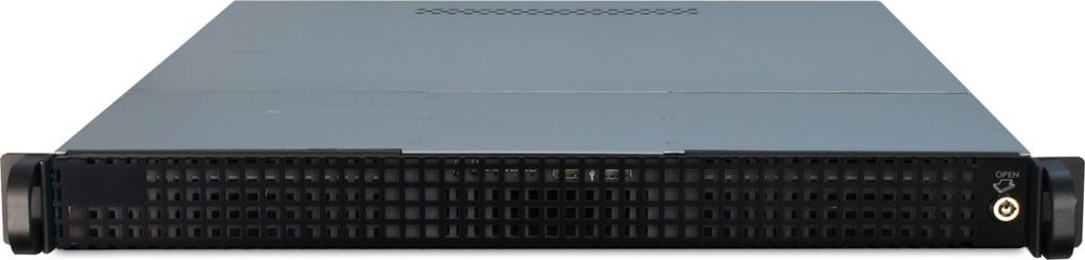 Inter-Tech IPC 1U-10255 | Server Rack Case | Zwart - Matmuis