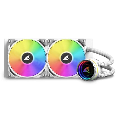 Sharkoon S80 RGB 240mm | White Edition | All-in-One CPU Waterkoeler - Matmuis - Matmuis