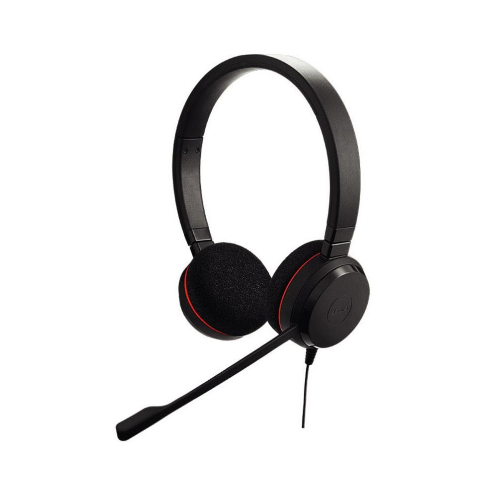 Jabra Evolve 20 UC | Bedrade On-ear Stereo Headset | USB Type-A | Zwart - Matmuis - Matmuis
