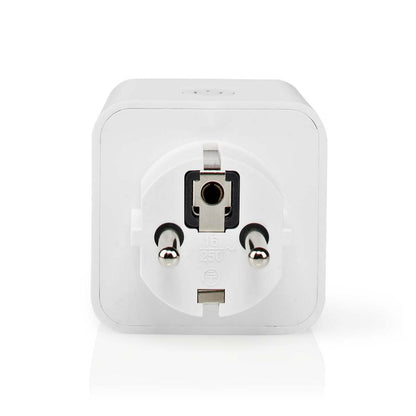 Nedis WIFIP121FWT | Wi-Fi Smart Plug | 3680 W | Energiemeter | Spraakbediening | Wit - Matmuis