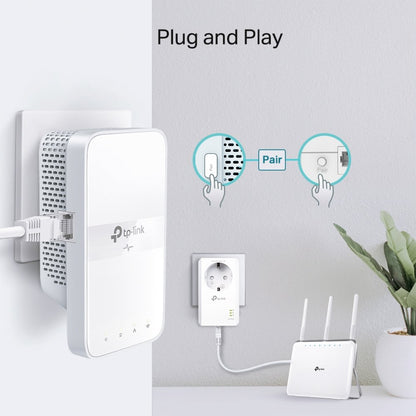 TP-Link TL-WPA7617 KIT | Powerline Adapter Set | 1200 Mbps | Gigabit Ethernet | Wi-Fi AC1200 | Wit | HomePlug AV2 - Matmuis