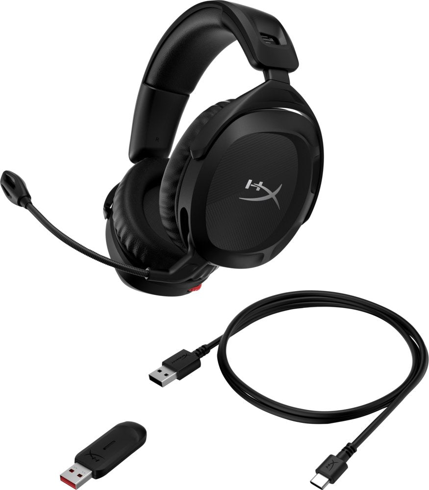 HyperX Cloud Stinger 2 | Draadloze Over-Ear Headset | USB-A Receiver | Zwart - Matmuis - Matmuis