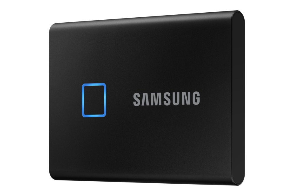 Samsung T7 Touch | Externe SSD | 1TB | USB 3.2 Gen2 | 1050 MB/s | Wachtwoordbeveiliging | Zwart | Compact en Veilig