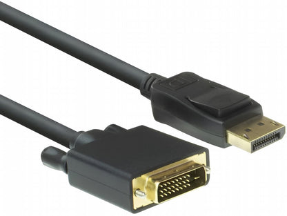 ACT AC7505 | DisplayPort naar DVI Kabel | 1,8 m | M/M - Matmuis - Matmuis