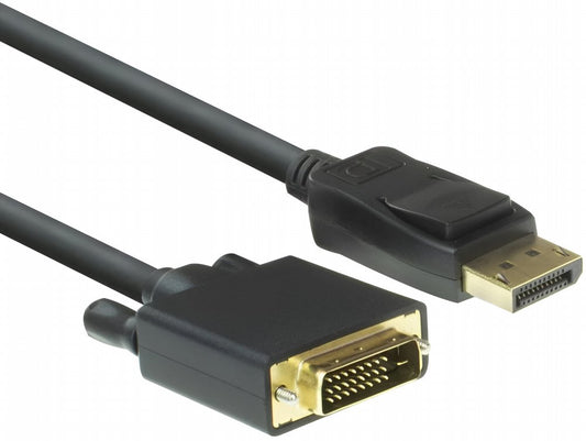 ACT AC7505 | DisplayPort naar DVI Kabel | 1,8 m | M/M - Matmuis - Matmuis