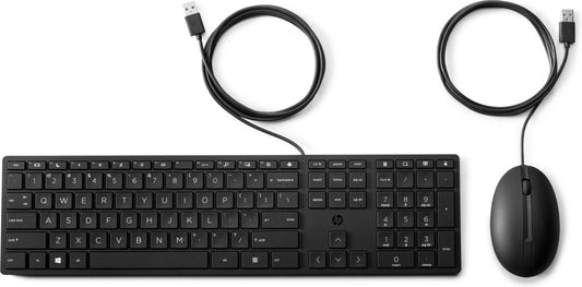 HP Wired Desktop 320MK | Bedrade Muis en Toetsenbordcombo | QWERTY - Matmuis - Matmuis