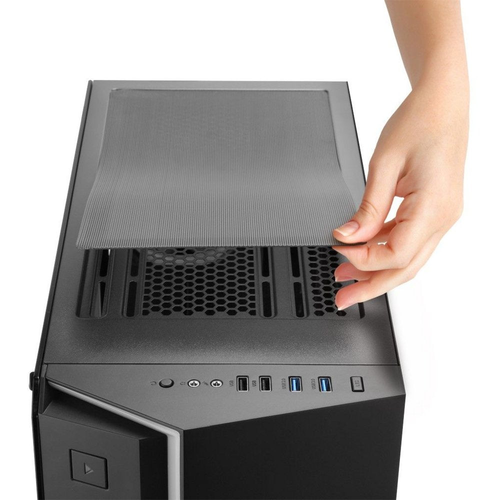 Inter-Tech S-3906 Renegade RGB | Midi Tower Case | Zwart - Matmuis