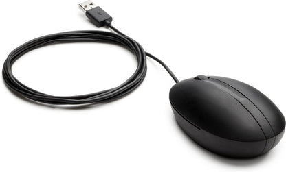 HP 320M | Bekabelde Muis | Links- en Rechtshandig | USB-A | 1000 DPI | Zwart - Matmuis - Matmuis
