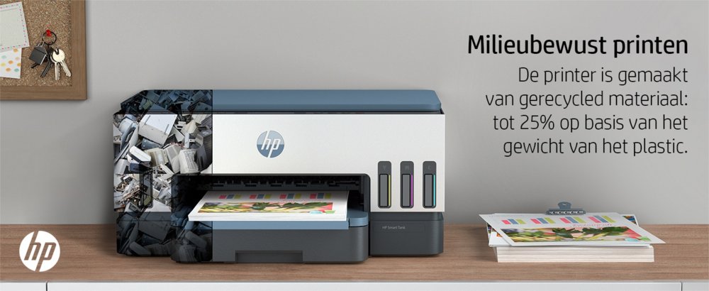 HP Smart Tank 7006 | All-in-One Inkjetprinter | 4800 x 1200 DPI | Wi-Fi | Kleur - Matmuis - Matmuis