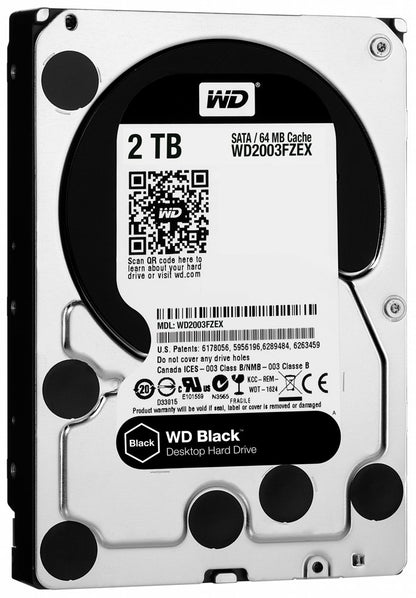Western Digital Black Performance HDD 3.5" | 2TB SATA III | 7200RPM