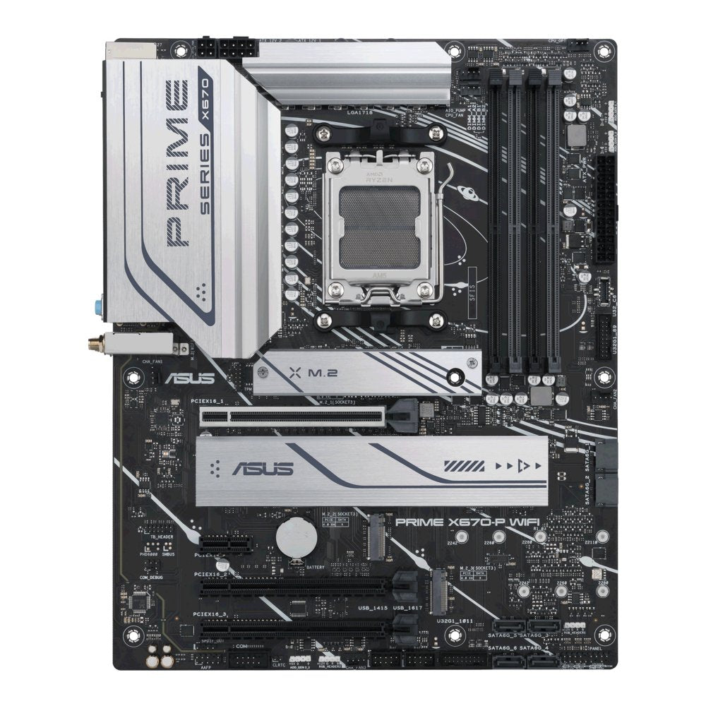 ASUS PRIME X670-P WIFI | Socket AM5 | AMD X670 | 4xDDR5 | ATX | Moederbord - Matmuis - Matmuis
