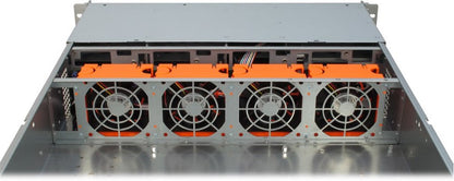 Inter-Tech IPC 2U-2408 Rack Zwart, Roestvrijstaal - Matmuis