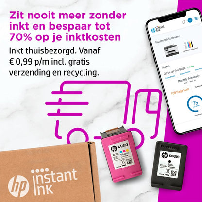 HP OfficeJet Pro 9022e | All-in-One Inkjetprinter | 4800 x 1200 DPI | Wi-Fi | Kleur - Matmuis - Matmuis