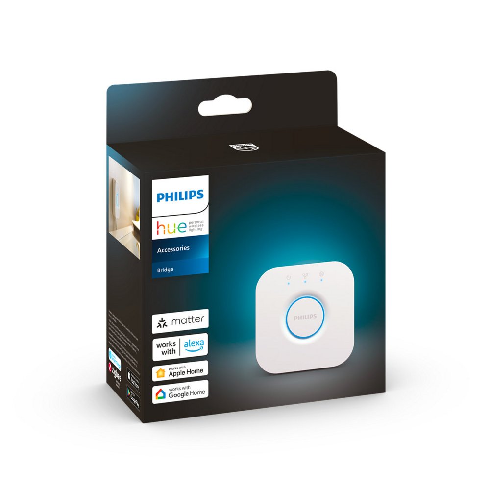 Philips Hue Bridge | Centrale Hub | Voor slimme verlichting | Wit - Matmuis - Matmuis