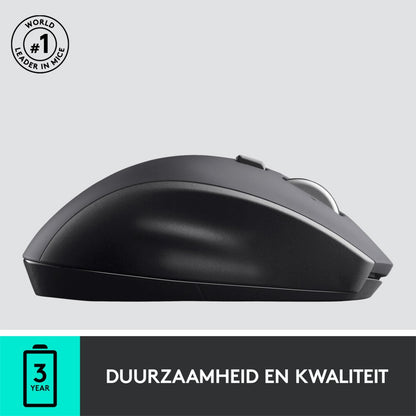 Logitech Marathon M705 | Draadloze Muis | Rechtshandig | RF | 1000 DPI | Zwart - Matmuis - Matmuis