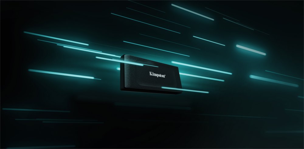 Kingston XS1000 | Externe SSD | 1TB | USB 3.2 Gen 2 | Compact & Draagbaar - Matmuis