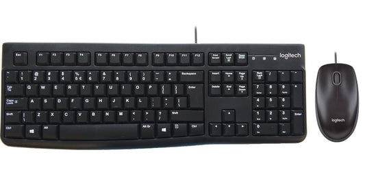 Logitech MK120 | Bedrade Muis en Toetsenbordcombo | QWERTY - Matmuis - Matmuis