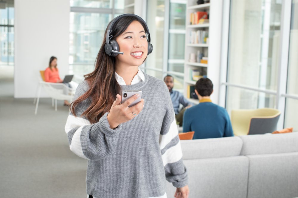 Logitech Zone | Draadloze On-ear Headset | Bluetooth | Grafiet - Matmuis - Matmuis
