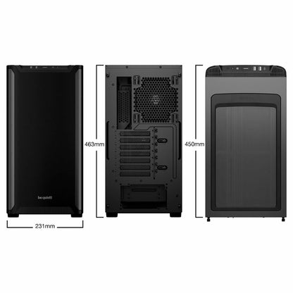 be quiet! Pure Base 501 | Midi Tower Case | Zwart - Matmuis