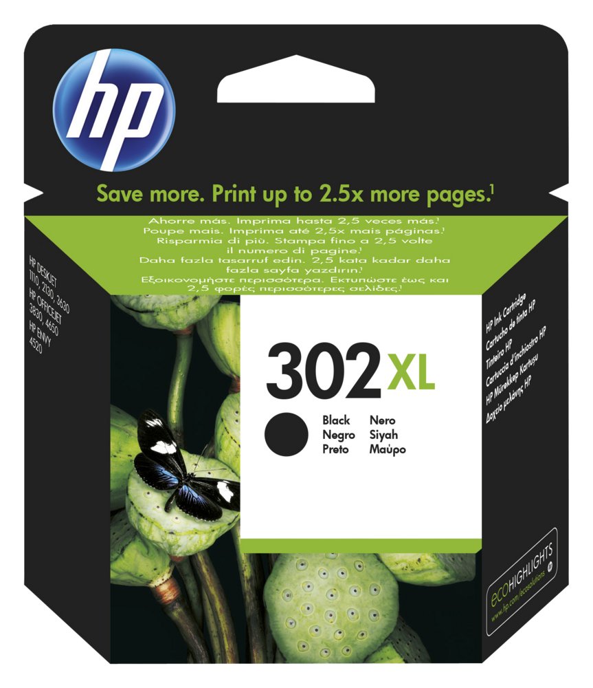 HP 302XL | Originele High-Capacity Zwarte Inktcartridge