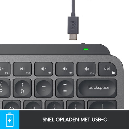 Logitech MX Keys Mini | Draadloos Verlicht Toetsenbord | QWERTY - Matmuis - Matmuis