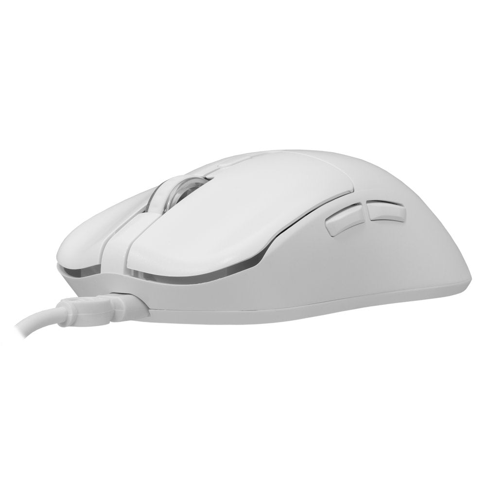 Baracuda ORCA RGB | Bekabeld Gaming Toetsenbord inclusief Muis | QWERTY | Wit - Matmuis