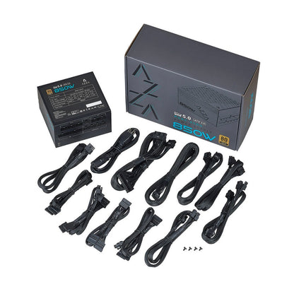 AZZA PSAZ-850G | 850W Gold ATX 3.0 PSU | Modulair | Power Supply | Voeding - Matmuis