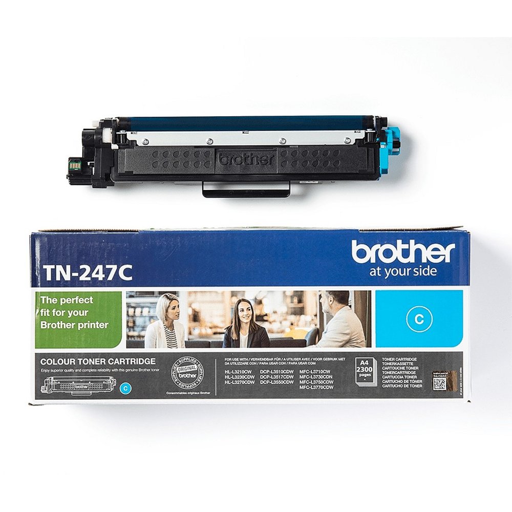 Brother TN-247C | Tonercartridge | Origineel | Cyaan | 1 stuk - Matmuis